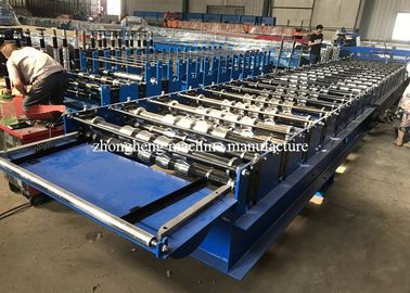 Wall Sheet Metal Roll Forming Machines , Roll Forming Production Line Horizontal Installation